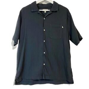 Standard Cloth Men’s Liam Crinkle Shirt Black Size Small Used
